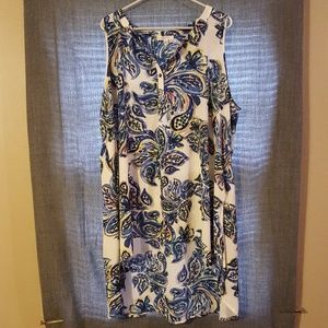 Extreme high low flowy tunic